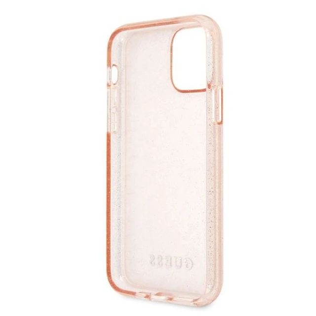 Чохол Guess Glitter для iPhone 11 Pro Pink (GUHCN58PCGLPI)
