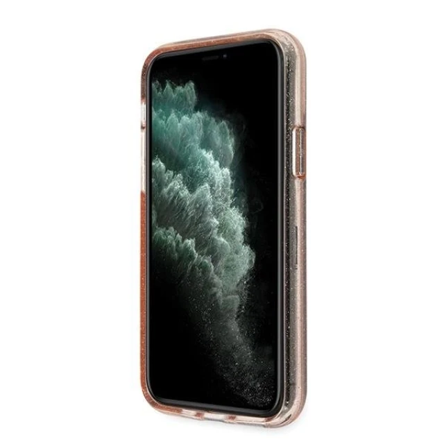 Чохол Guess Glitter для iPhone 11 Pro Pink (GUHCN58PCGLPI)