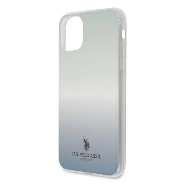 Чохол U.S. Polo Assn Gradient Pattern Collection для iPhone 11 Blue (USHCN61TRDGLB)