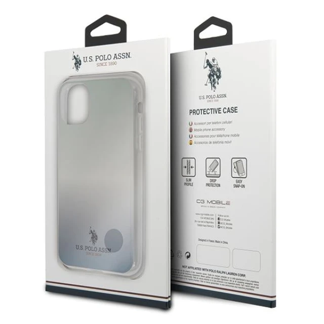 Чохол U.S. Polo Assn Gradient Pattern Collection для iPhone 11 Blue (USHCN61TRDGLB)