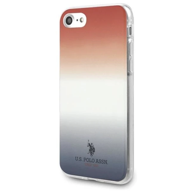 Чохол U.S. Polo Assn Gradient Pattern Collection для iPhone SE 2020/8/7 Blue Red (USHCI8TRDGRB)