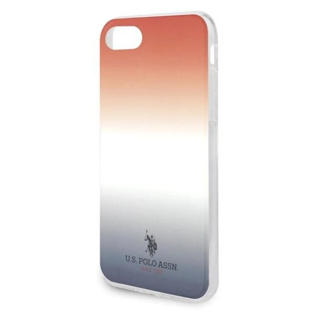 Чохол U.S. Polo Assn Gradient Pattern Collection для iPhone SE 2020/8/7 Blue Red (USHCI8TRDGRB)