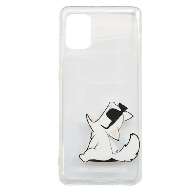 Чехол Karl Lagerfeld Choupette Fun для Samsung Galaxy A31 Transparent (KLHCA31CFNRC)