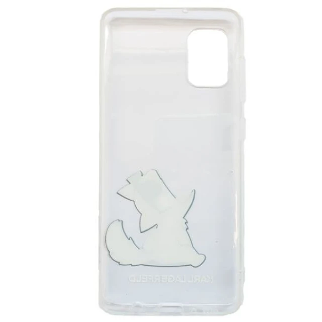 Чехол Karl Lagerfeld Choupette Fun для Samsung Galaxy A31 Transparent (KLHCA31CFNRC)