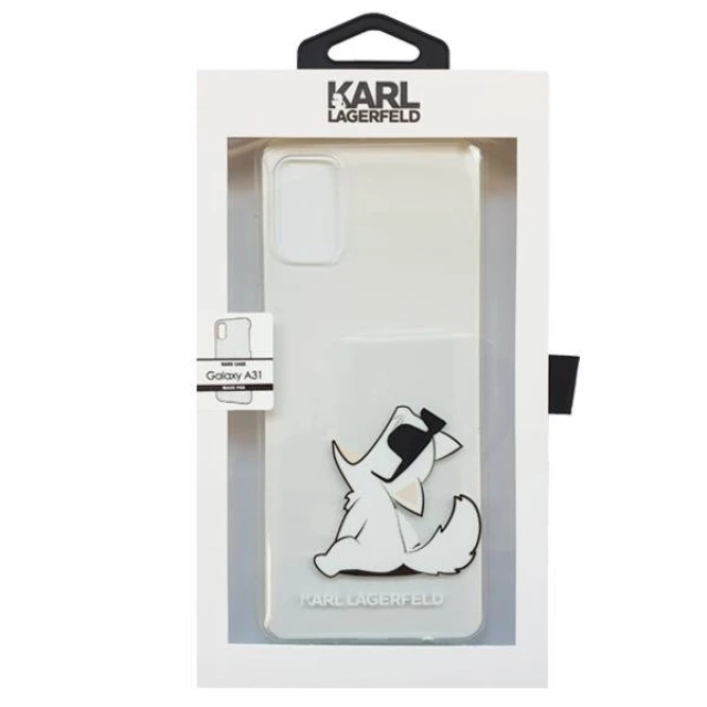 Чехол Karl Lagerfeld Choupette Fun для Samsung Galaxy A31 Transparent (KLHCA31CFNRC)