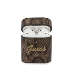Чохол Guess Python Collection для AirPods 2/1 Brown (GUACA2PUSNSMLBR)