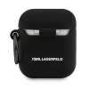 Чохол Karl Lagerfeld Silicone Choupette для AirPods 2/1 Black (KLACA2SILCHBK)