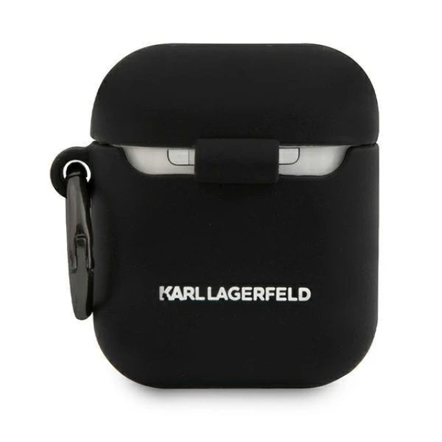Чохол Karl Lagerfeld Silicone Choupette для AirPods 2/1 Black (KLACA2SILCHBK)