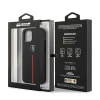Чохол Ferrari для iPhone 12 Pro Max Off Track Leather Nylon Stripe Black (FEOMSHCP12LBK)