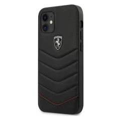 Чохол Ferrari для iPhone 12 mini Off Track Quilted Black (FEHQUHCP12SBK)