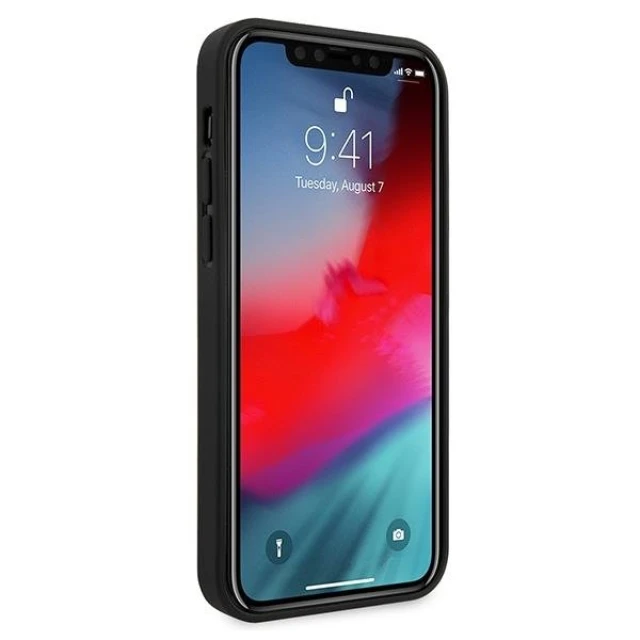 Чехол Ferrari для iPhone 12 | 12 Pro Off Track Quilted Black (FEHQUHCP12MBK)