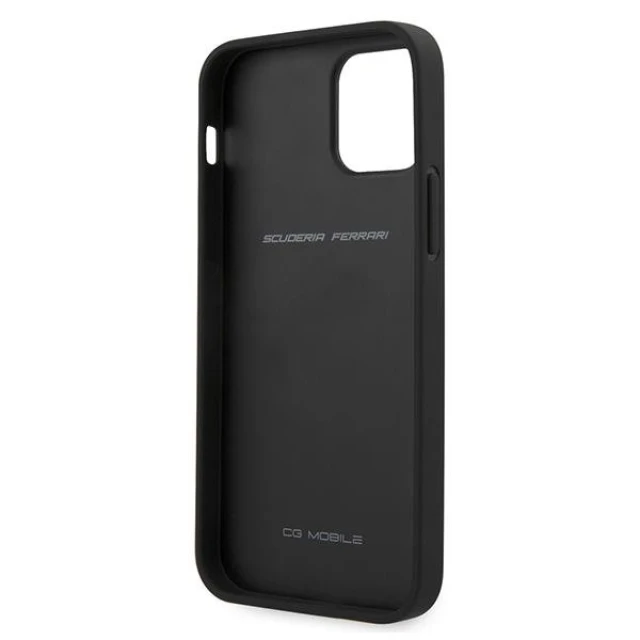 Чехол Ferrari для iPhone 12 | 12 Pro Off Track Quilted Black (FEHQUHCP12MBK)