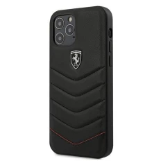 Чохол Ferrari для iPhone 12 Pro Max Off Track Quilted Black (FEHQUHCP12LBK)