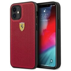 Чохол Ferrari для iPhone 12 mini Off Track Perforated Red (FESPHEHCP12SRE)