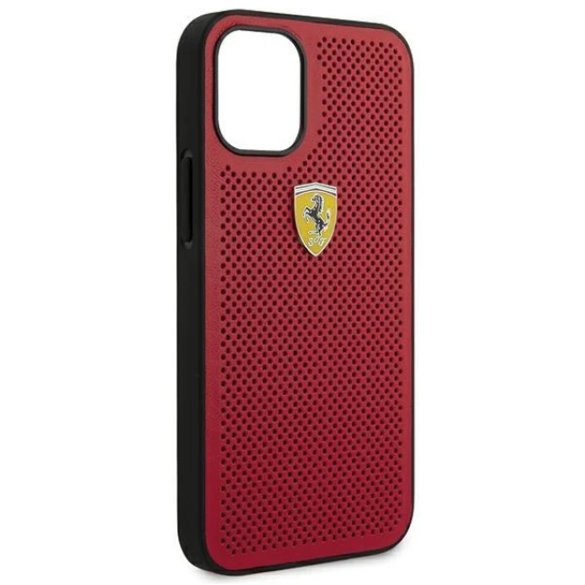 Чехол Ferrari для iPhone 12 mini Off Track Perforated Red (FESPHEHCP12SRE)