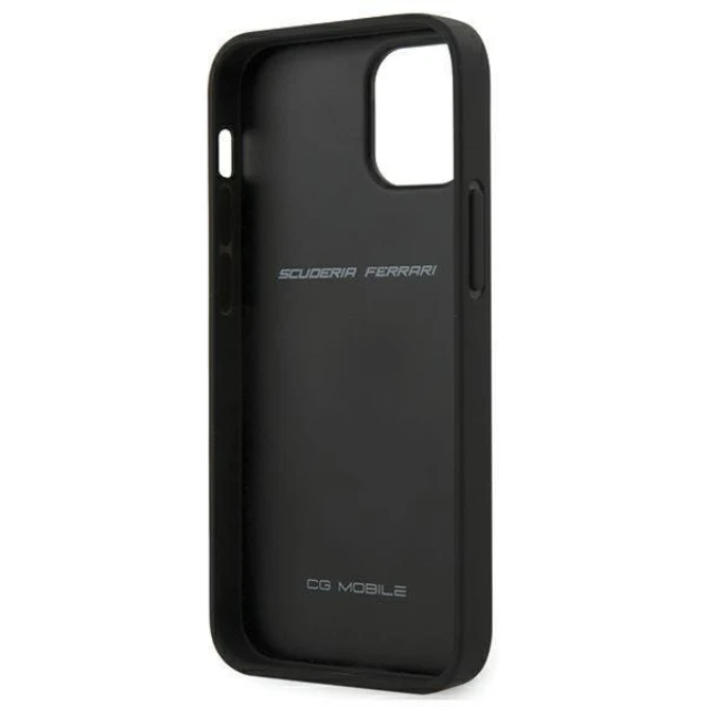 Чохол Ferrari для iPhone 12 mini On Track PU Carbon Black (FESNECHCP12SBK)