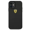 Чехол Ferrari для iPhone 12 mini On Track Real Carbon Black (FERCAHCP12SBK)