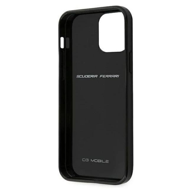 Чехол Ferrari для iPhone 12 mini On Track Real Carbon Black (FERCAHCP12SBK)