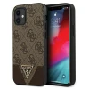 Чехол Guess 4G Triangle Collection для iPhone 12 mini Brown (GUHCP12SPU4GHBR)
