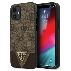 Чохол Guess 4G Triangle Collection для iPhone 12 mini Brown (GUHCP12SPU4GHBR)