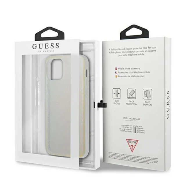 Чохол Guess Pattern Collection для iPhone 12 | 12 Pro Iridescent (GUHCP12M3D4GIRBL)