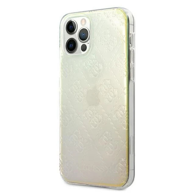 Чехол Guess Pattern Collection для iPhone 12 Pro Max Iridescent (GUHCP12L3D4GIRBL)