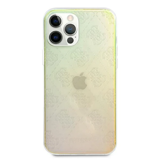 Чехол Guess Pattern Collection для iPhone 12 Pro Max Iridescent (GUHCP12L3D4GIRBL)