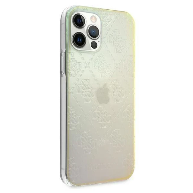 Чехол Guess Pattern Collection для iPhone 12 Pro Max Iridescent (GUHCP12L3D4GIRBL)