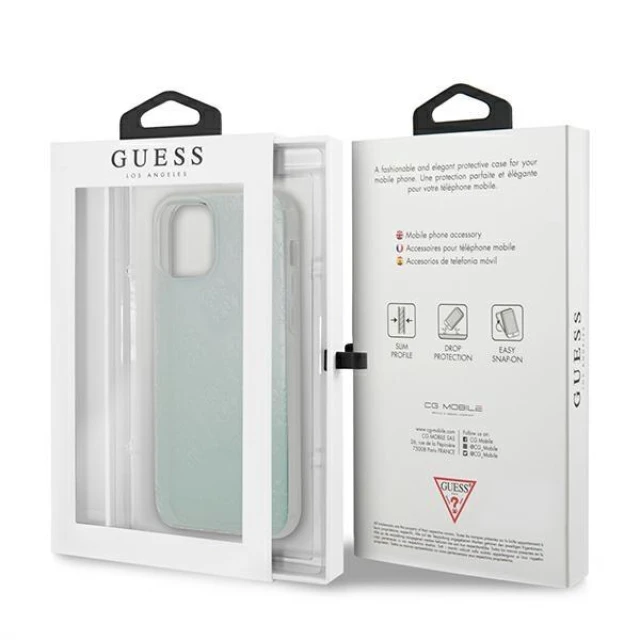 Чехол Guess Pattern Collection для iPhone 12 Pro Max Iridescent (GUHCP12L3D4GIRBL)