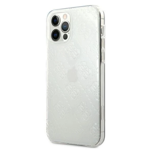 Чохол Guess Pattern Collection для iPhone 12 | 12 Pro Transparent (GUHCP12M3D4GTR)