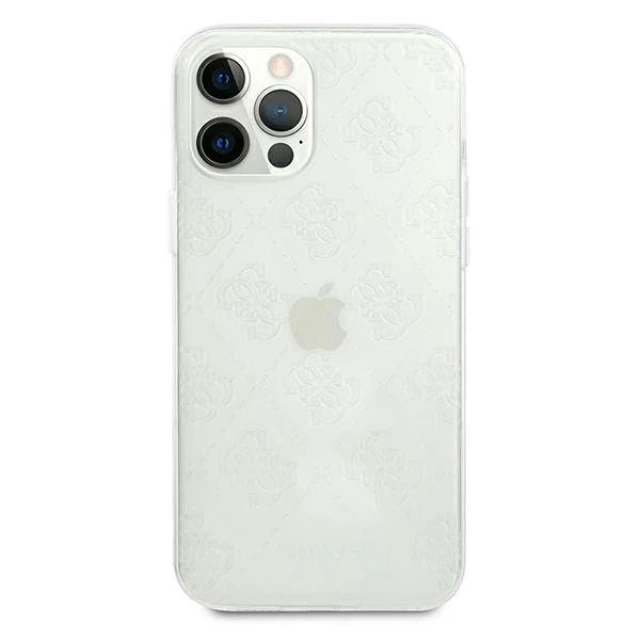Чохол Guess Pattern Collection для iPhone 12 | 12 Pro Transparent (GUHCP12M3D4GTR)