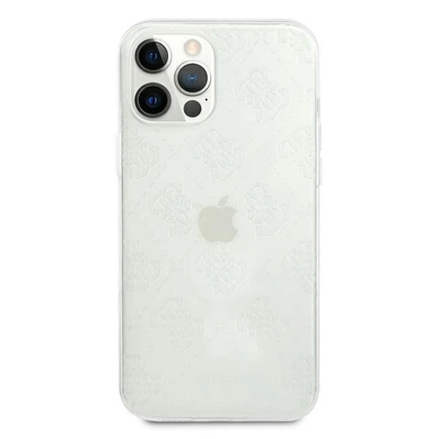 Чехол Guess Pattern Collection для iPhone 12 Pro Max Transparent (GUHCP12L3D4GTR)