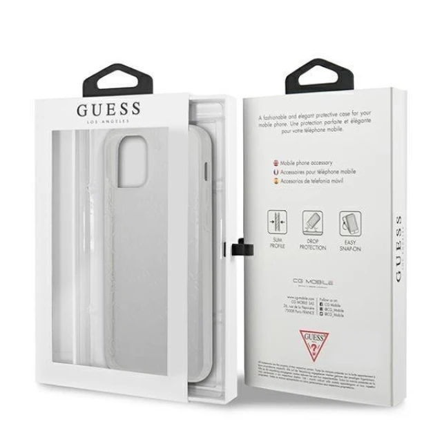 Чехол Guess Pattern Collection для iPhone 12 Pro Max Transparent (GUHCP12L3D4GTR)