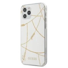 Чохол Guess Gold Chain Collection для iPhone 12 Pro Max White (GUHCP12LPCUCHWH)