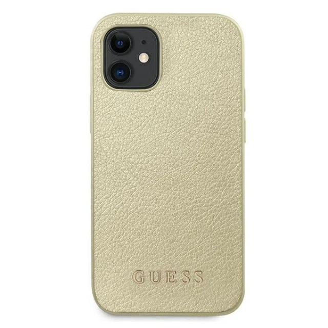 Чохол Guess Iridescent для iPhone 12 mini Gold (GUHCP12SIGLGO)