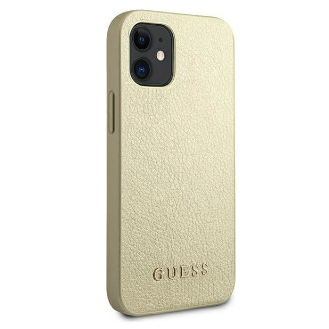 Чохол Guess Iridescent для iPhone 12 mini Gold (GUHCP12SIGLGO)