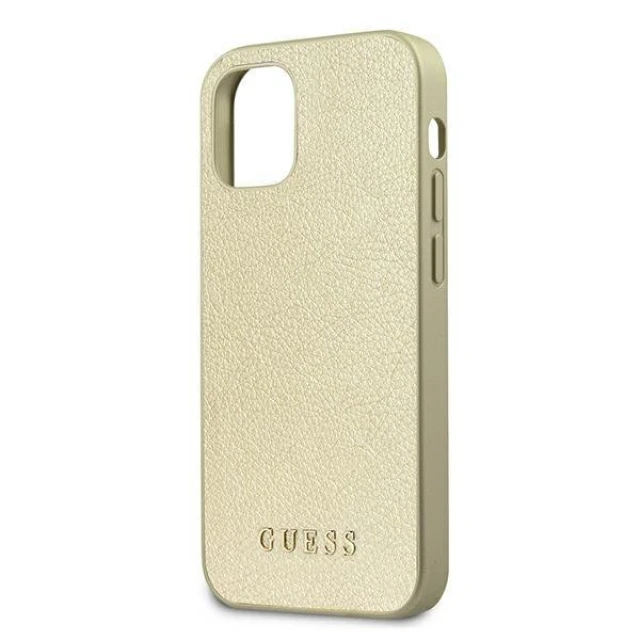 Чохол Guess Iridescent для iPhone 12 mini Gold (GUHCP12SIGLGO)