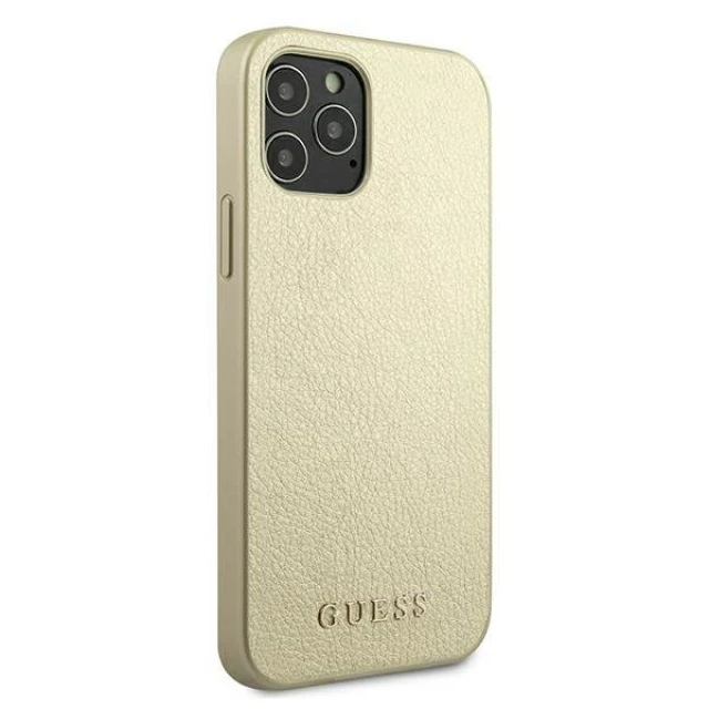 Чехол Guess Iridescent для iPhone 12 Pro Max Gold (GUHCP12LIGLGO)