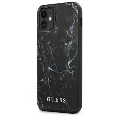 Чохол Guess Marble для iPhone 12 mini Black (GUHCP12SPCUMABK)