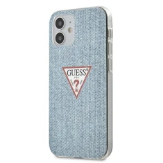 Чохол Guess Jeans Collection для iPhone 12 mini Blue (GUHCP12SPCUJULLB)