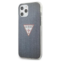 Чохол Guess Jeans Collection для iPhone 12 Pro Max Blue (GUHCP12LPCUJULDB)