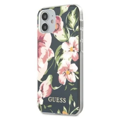 Чохол Guess Flower Collection для iPhone 12 mini Blue (GUHCP12SIMLFL03)
