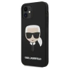 Чохол Karl Lagerfeld Karl's Head для iPhone 12 mini Black (KLHCP12SSLKHBK)