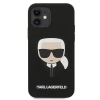 Чохол Karl Lagerfeld Karl's Head для iPhone 12 mini Black (KLHCP12SSLKHBK)