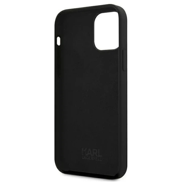 Чохол Karl Lagerfeld Karl's Head для iPhone 12 mini Black (KLHCP12SSLKHBK)