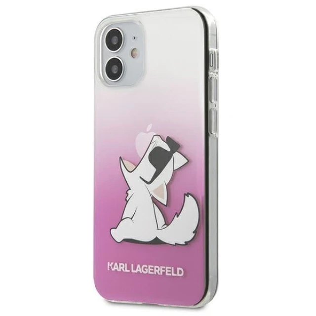 Чохол Karl Lagerfeld Choupette Fun для iPhone 12 mini Pink (KLHCP12SCFNRCPI)