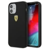Чехол Ferrari для iPhone 12 mini On Track Silicone Black (FESSIHCP12SBK)