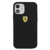 Чехол Ferrari для iPhone 12 mini On Track Silicone Black (FESSIHCP12SBK)