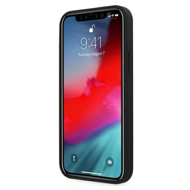 Чехол Ferrari для iPhone 12 mini On Track Silicone Black (FESSIHCP12SBK)