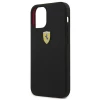 Чехол Ferrari для iPhone 12 mini On Track Silicone Black (FESSIHCP12SBK)